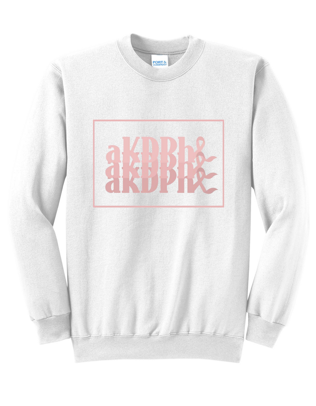 aKDPhi-iced out in pink - the crewneck*